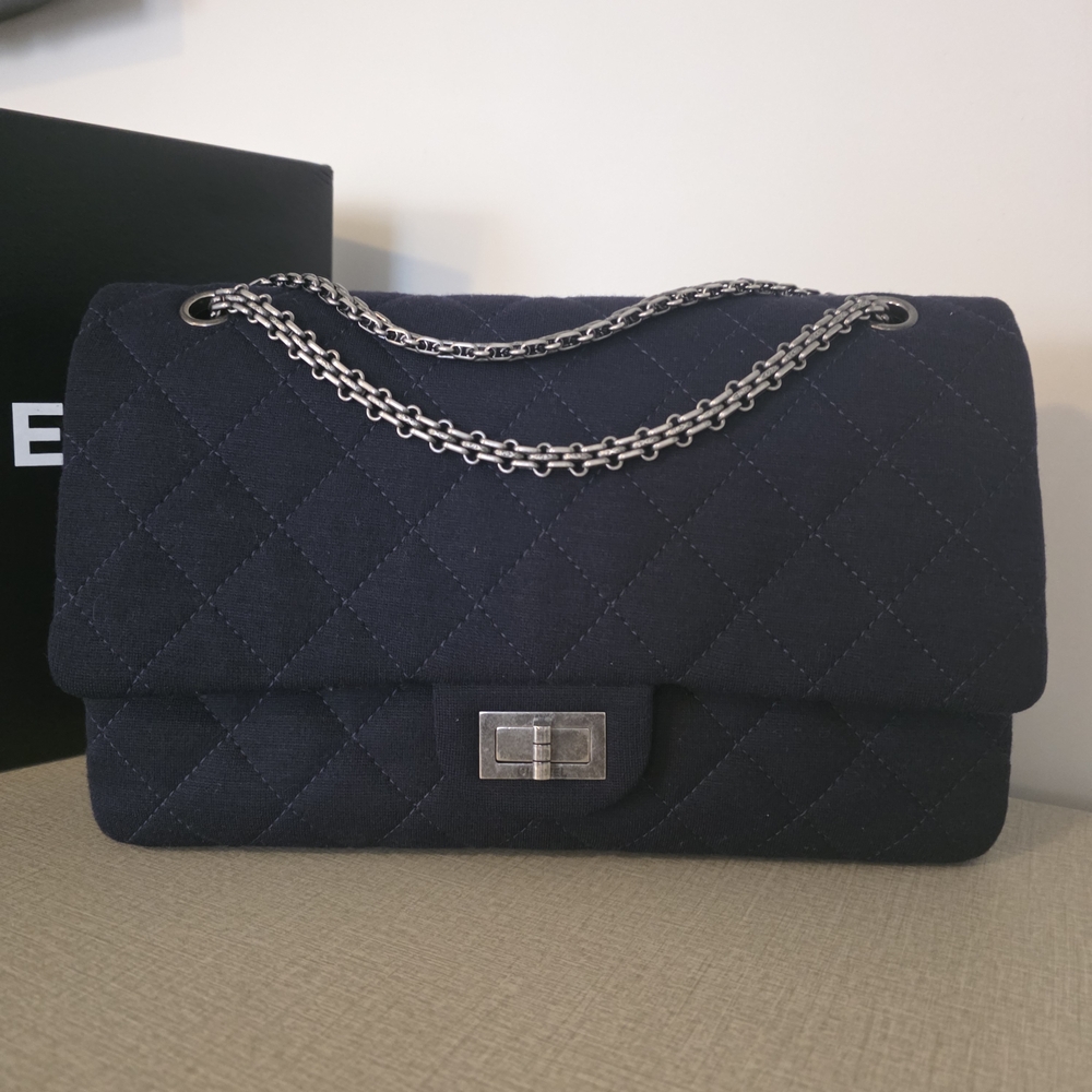CHANEL Jersey Reissue Double Flap Bag